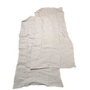 The Citizenry Stonewashed Linen Pillowcases King Set of 2 Barley Stripe